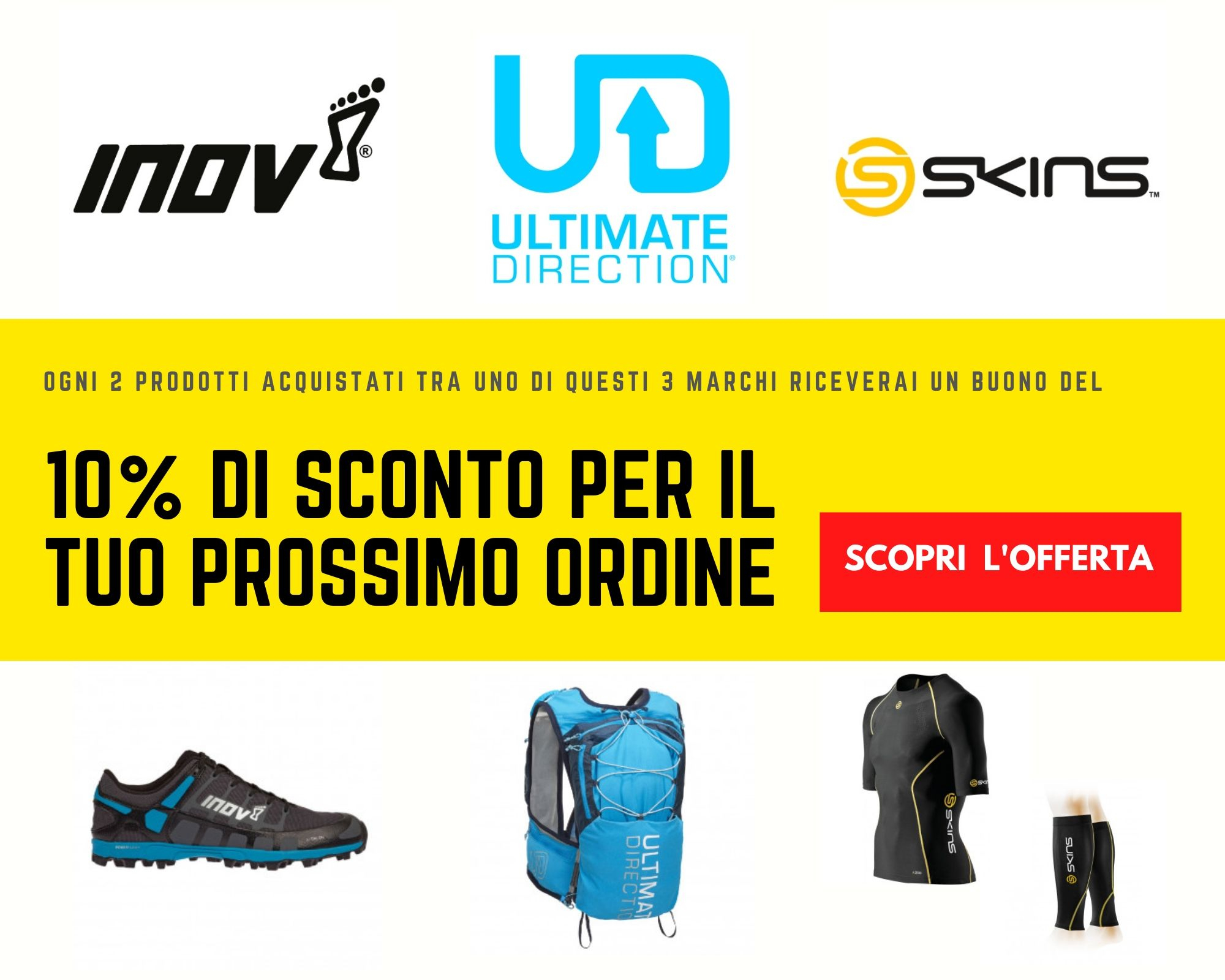 promo 10 % di sconto