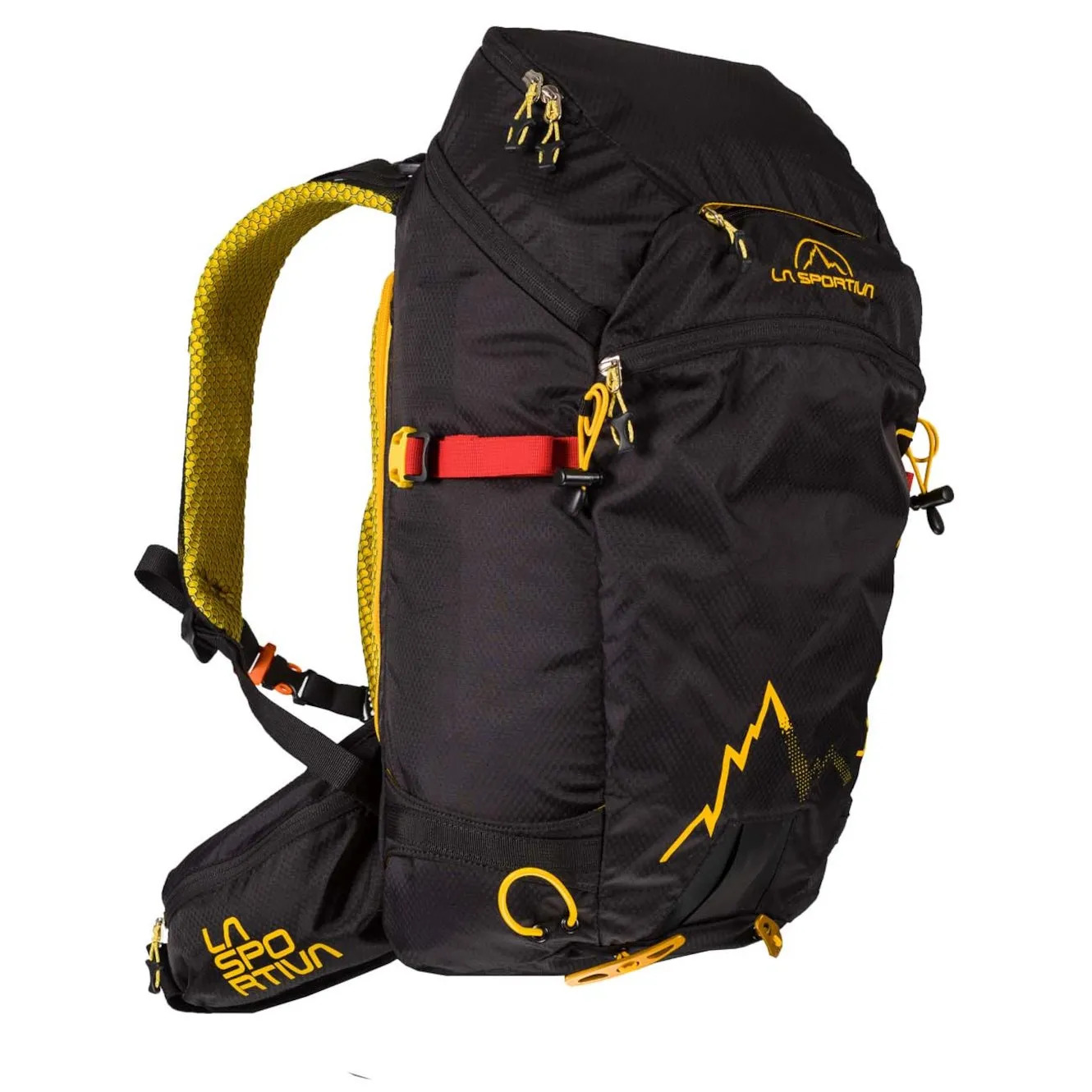 Moonlite Backpack Black Yellow (Unisex)